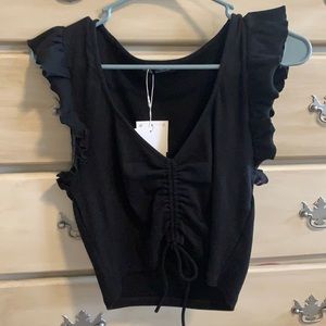Zara Ruffled Tank